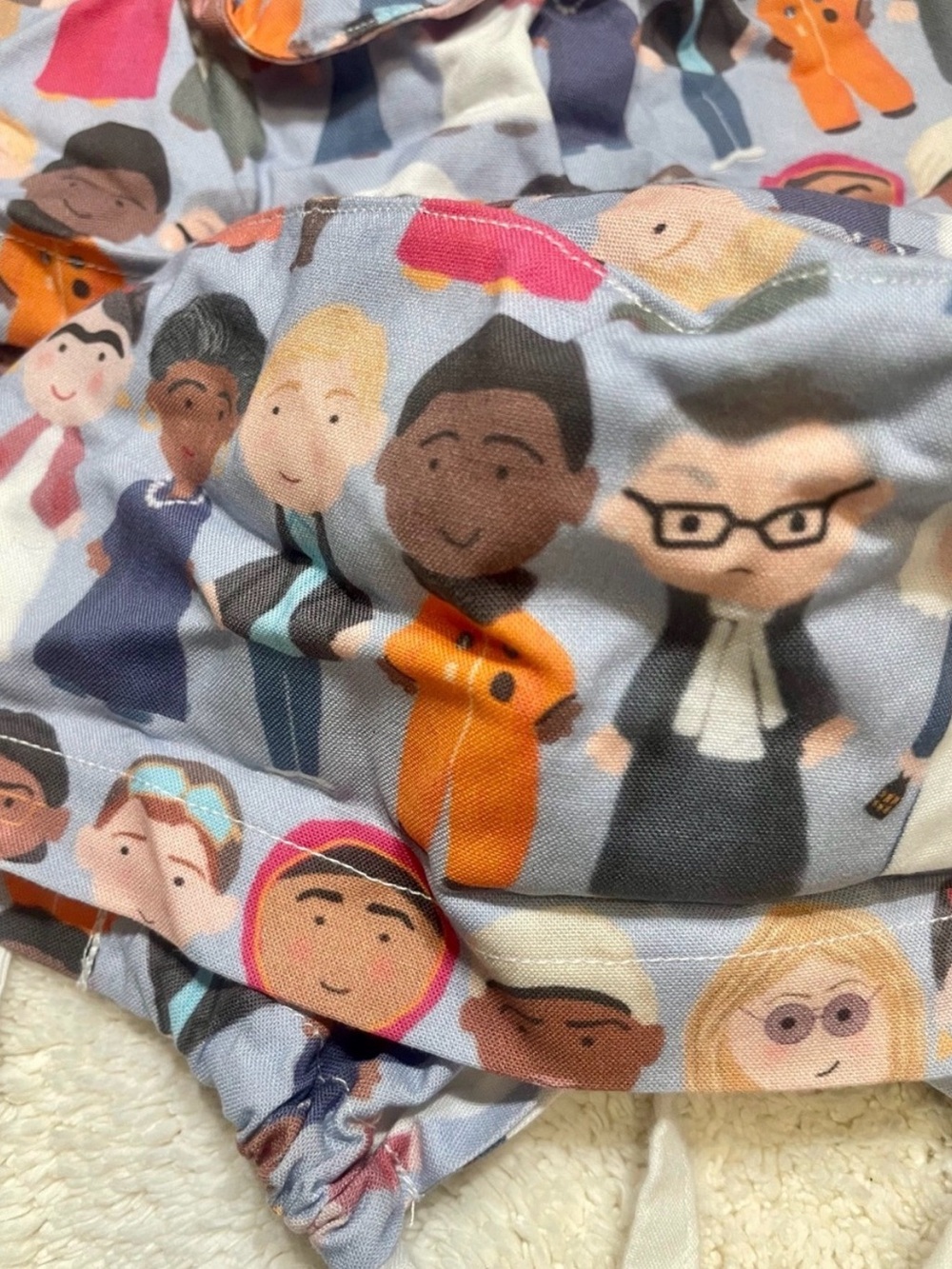 Bundle of 2 Surgical Cap Unisex Women in History and RBG